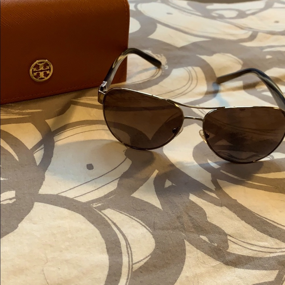 Shiny Light Gold Metal / Brown Gradient Polarized